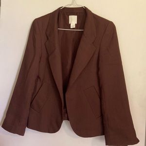 H&M- Brown Blazer Size 0